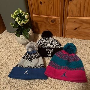 COPY - air Jordan and bulls beanies with Pom Pom